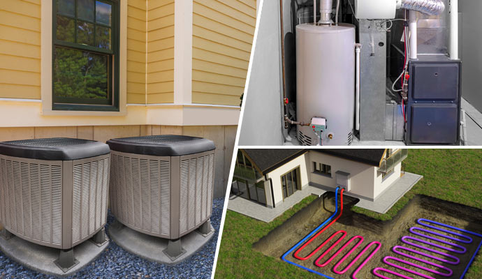 Different types of heat pump