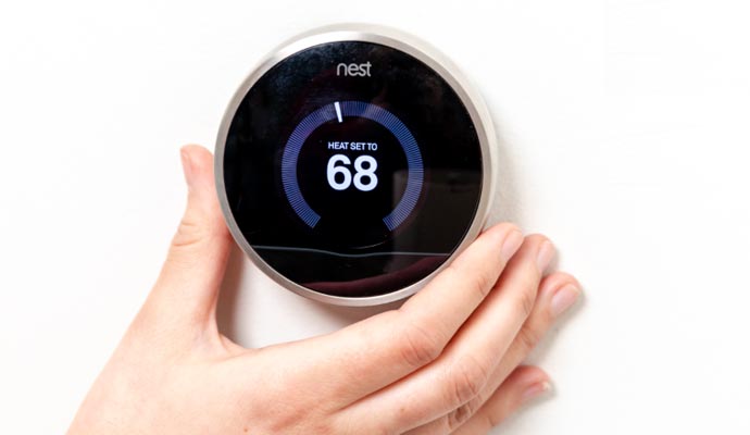 Ewing air nest learning thermostat