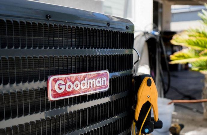 installed goodman product