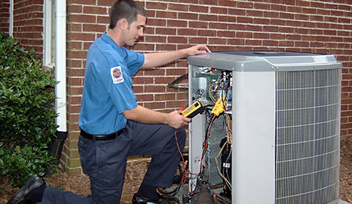 Professional HVAC maintenance service